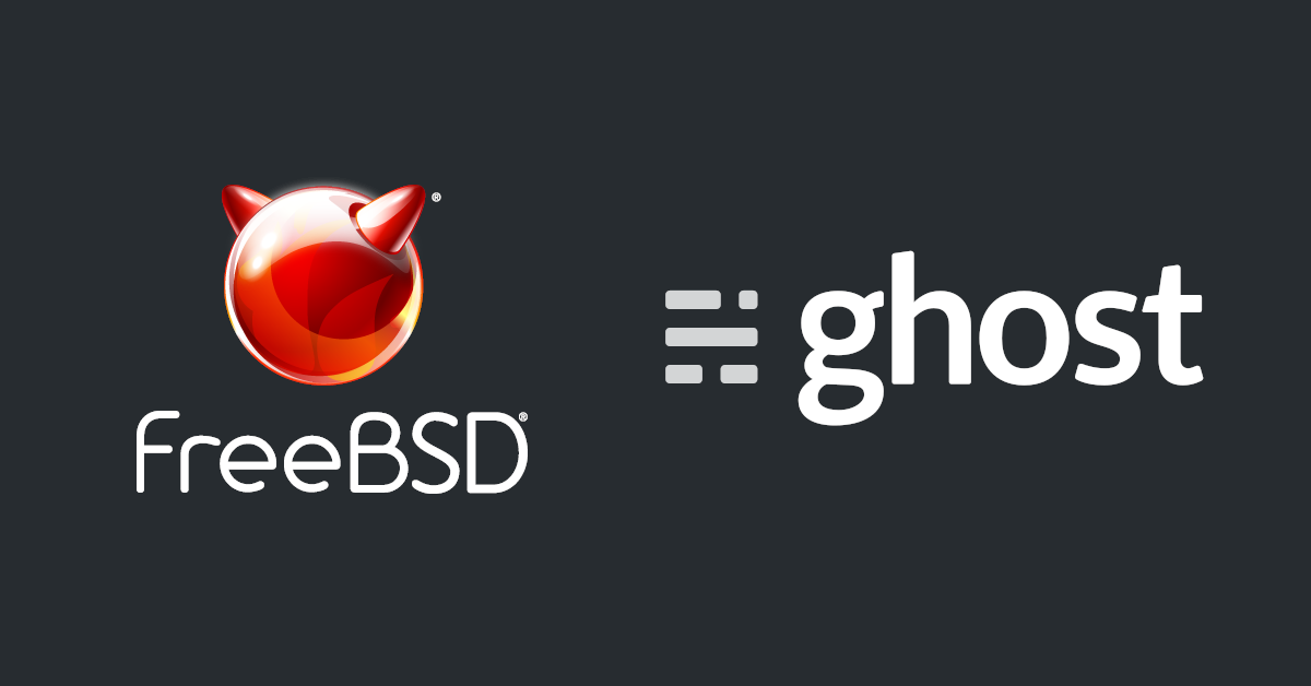 Install Ghost on FreeBSD 13